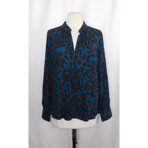 ZADIG & VOLTAIRE Tink Tunic Top Leopard Guitar Print Animal Cheetah Small - Picture 3 of 12